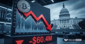 کاهش 60.4 میلیون دلاری ETF های بیت کوین در آمریکا