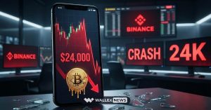 سقوط ناگهانی بیت کوین به ۲۴ هزار دلار