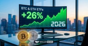 رشد ETF بیت کوین و اتریوم ۲۰۲۶